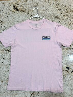 O'Neill Men’s Pink Headquarters Logo Tee